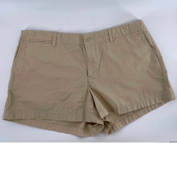 Ralph Lauren Sport Pants - Ralph Lauren‎ Sport Women's Khaki Cotton Chino Shorts Size 12